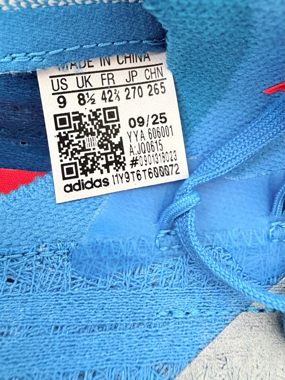 Adidas Adizero Prime X3 Strung Blue Running Shoes Men Size 9 Women 10 JQ0615 - Picture 13 of 16